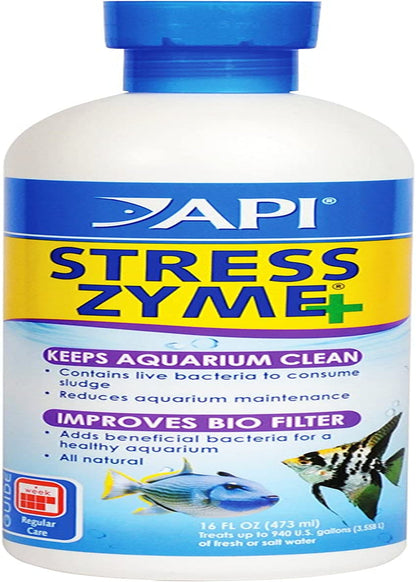 STRESS ZYME Freshwater and Saltwater Aquarium