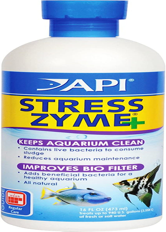 STRESS ZYME Freshwater and Saltwater Aquarium