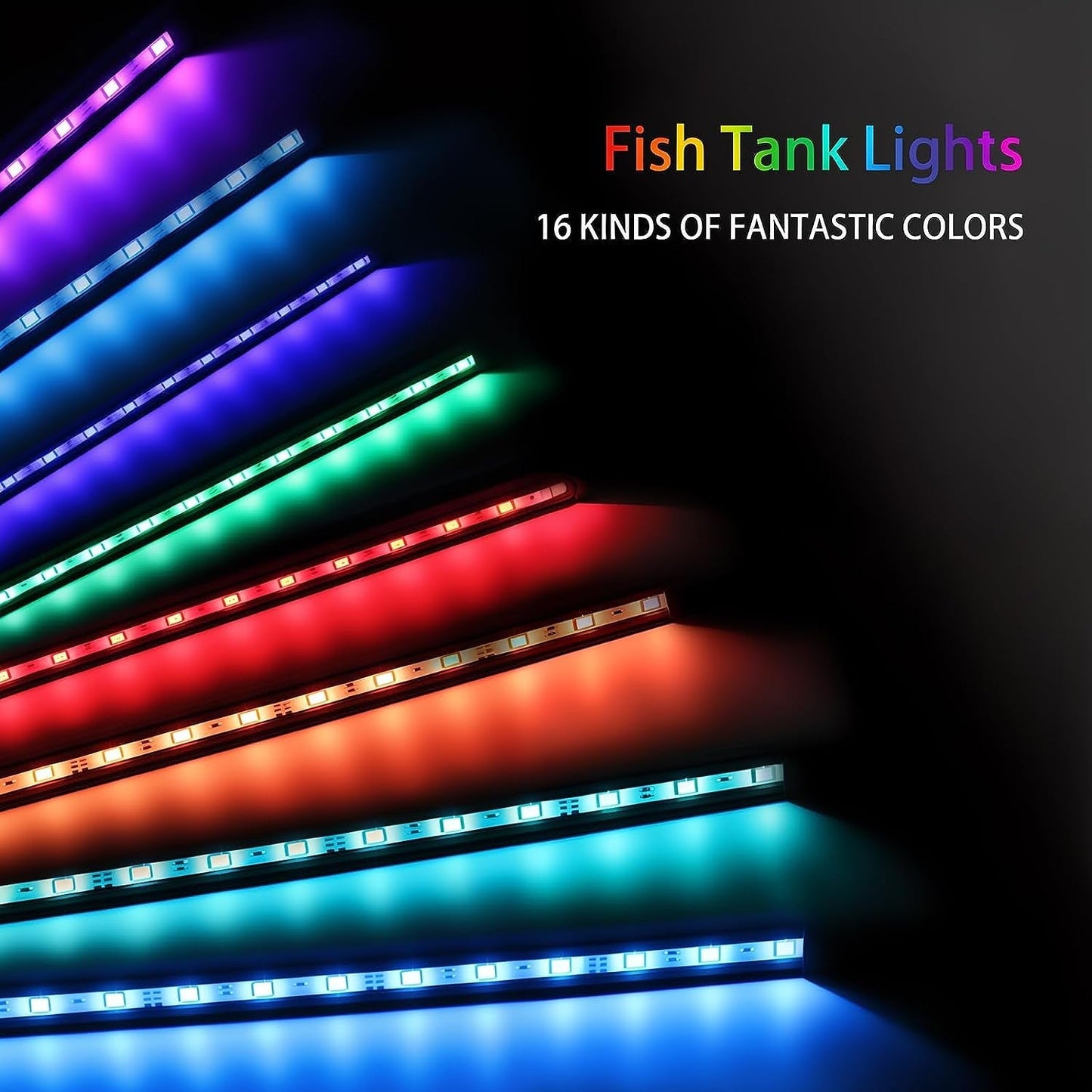 Fish Tank Light with Air Bubble Hole