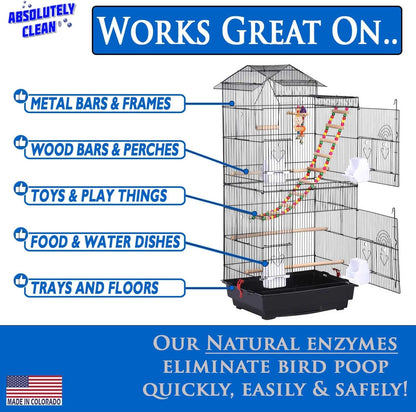 Bird Cage Cleaner and Deodorizer