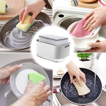 EasyReach Soap Dispenser & Sponge Caddy