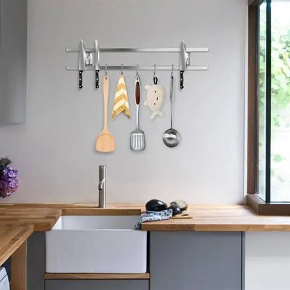 Wall Mount Magnetic Kitchen Knife Organizer