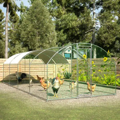 Large Metal Chicken Coop