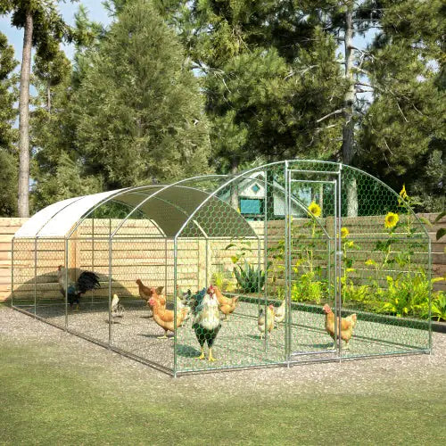 Large Metal Chicken Coop