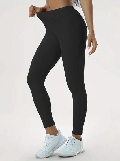 Elegant High-Waisted Sculpting Yoga Trousers