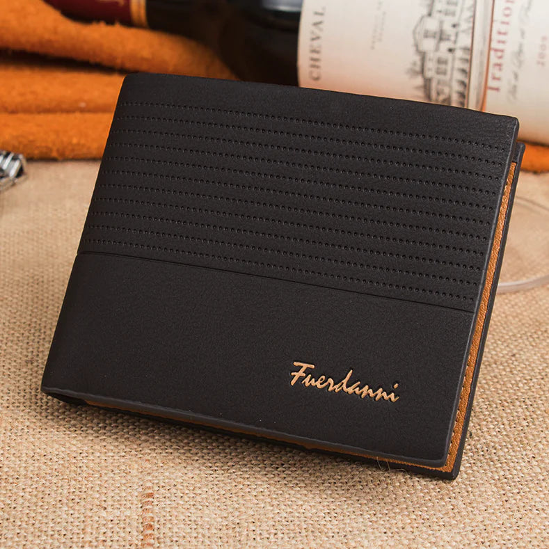 Men's Leather Bifold Wallet & Card Holder