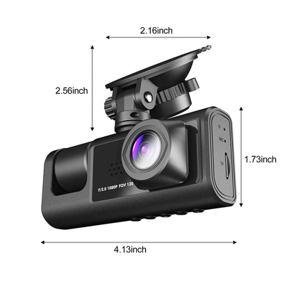 Dual HD 1080P Car Dash Cam with G-Sensor