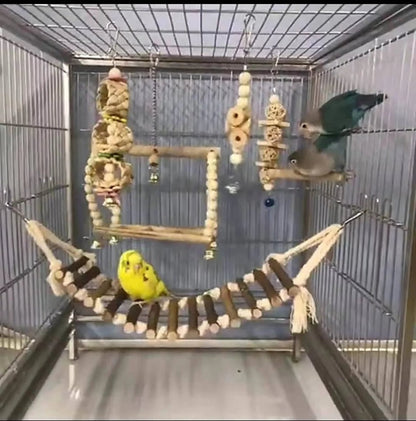 8 Pack Bird Toys for Cage Accessories