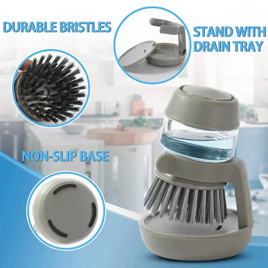 Soap Dispensing Scrub Brush