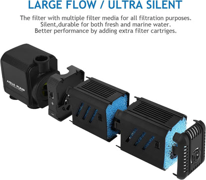 Adjustable Fish Tank Filter  for 10-50 Gallon Fish Tank