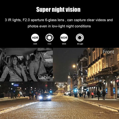 Advanced Dual-Lens 1080P Dashcam with G-Sensor and Night Vision