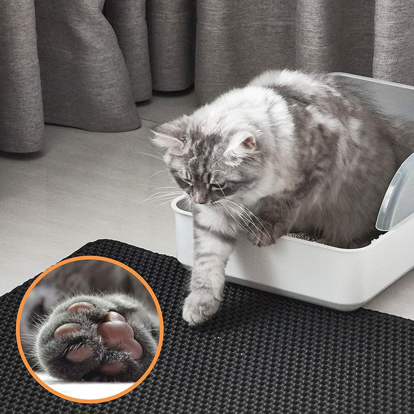 Conlun Cat Litter Mat Cat Litter Trapping Mat