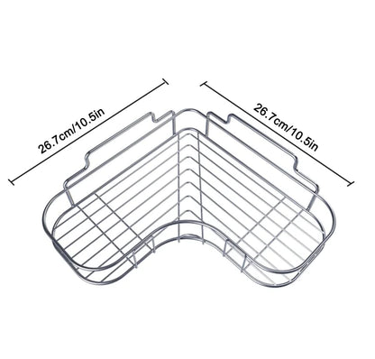 Triangular Bathroom Corner Organizer