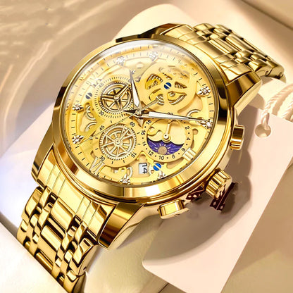 OLEVS ChronoElite Single Calendar Quartz Watch