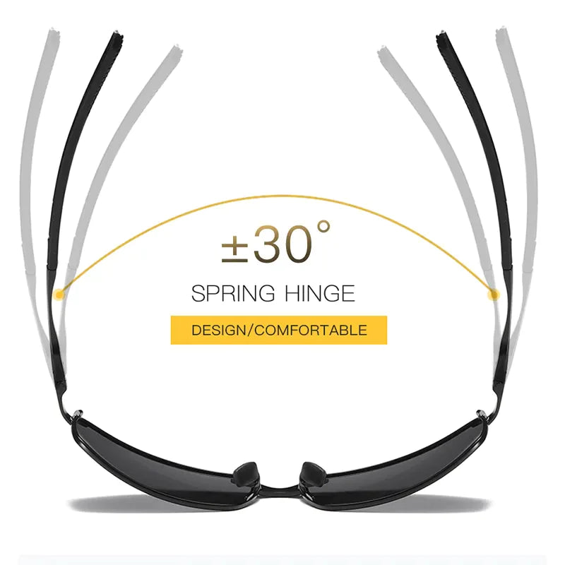 Men's UV400 Polarized Pilot Sunglasses for Outdoor Sports