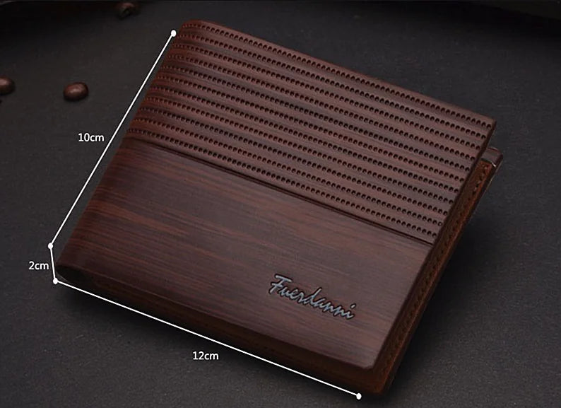 Men's Leather Bifold Wallet & Card Holder
