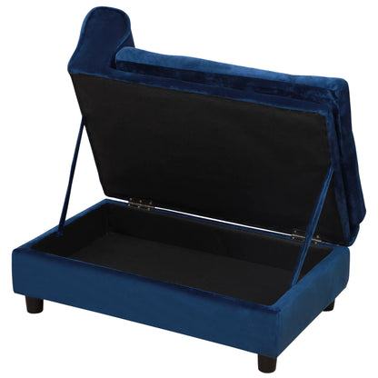 Luxury Small Dog Bed w/ Hidden Storage
