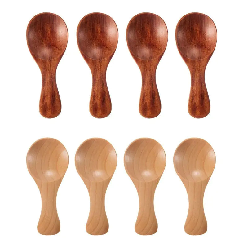 Mini Wooden Spoons 4Pcs