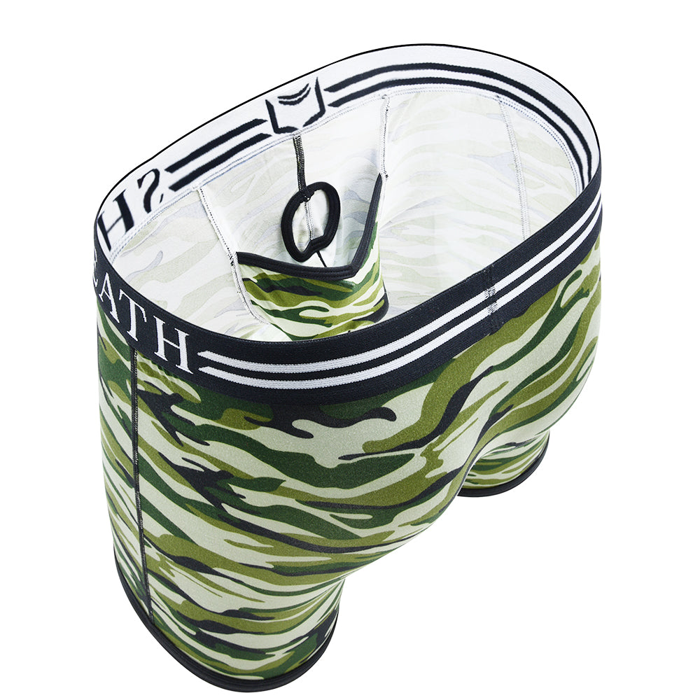 SHEATH 4.0 Polyester Camo Men's Dual Pouch Boxer Brief