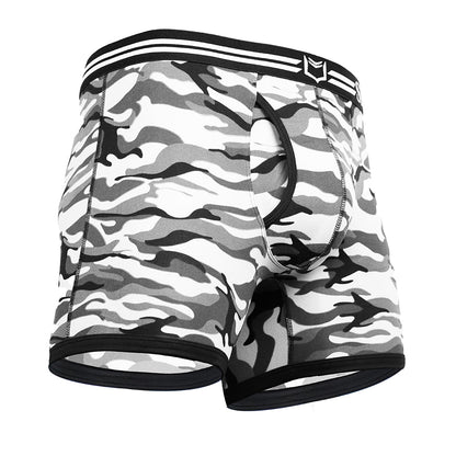 SHEATH 4.0 Polyester Camo Men's Dual Pouch Boxer Brief
