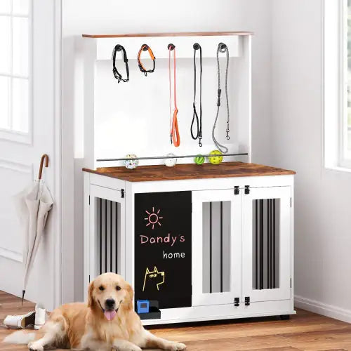 Double Access Artistic Dog Pen