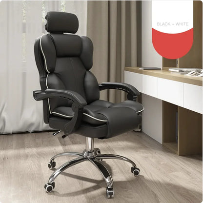Deluxe Gamer's Throne with Supportive Backrest