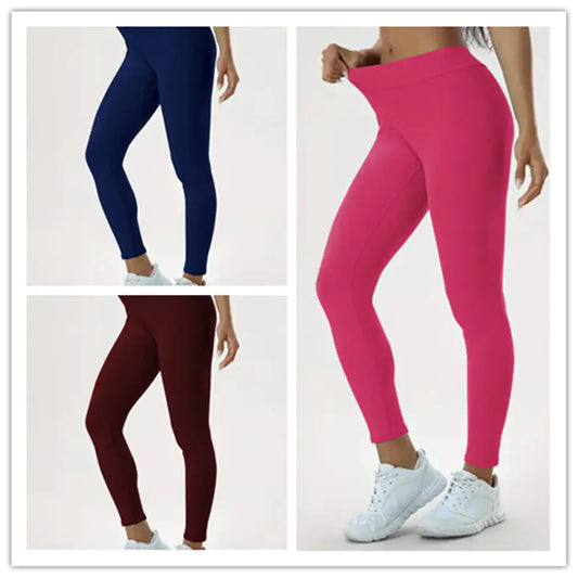 Elegant High-Waisted Sculpting Yoga Trousers