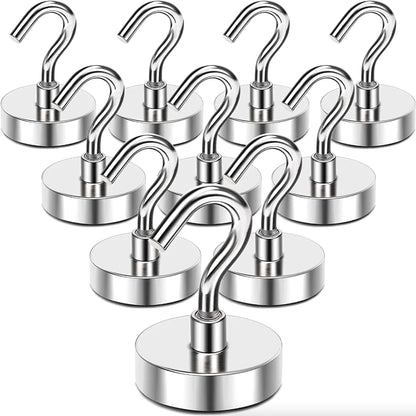 10x Neodymium Magnetic Hook Set USA