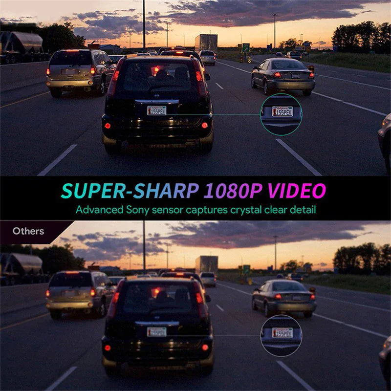 Panoramic 170° Wide-Angle WiFi-Enabled HD Vehicle Recorder