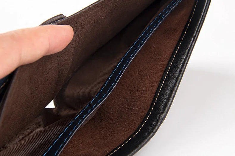 Men's Leather Bifold Wallet & Card Holder