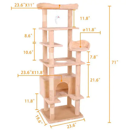Deluxe Kitty PlayTower