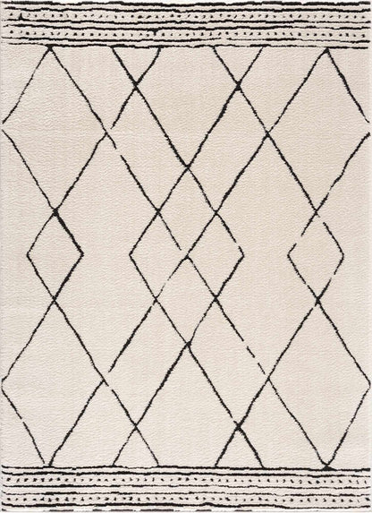 Keone Black & White Thick Rug