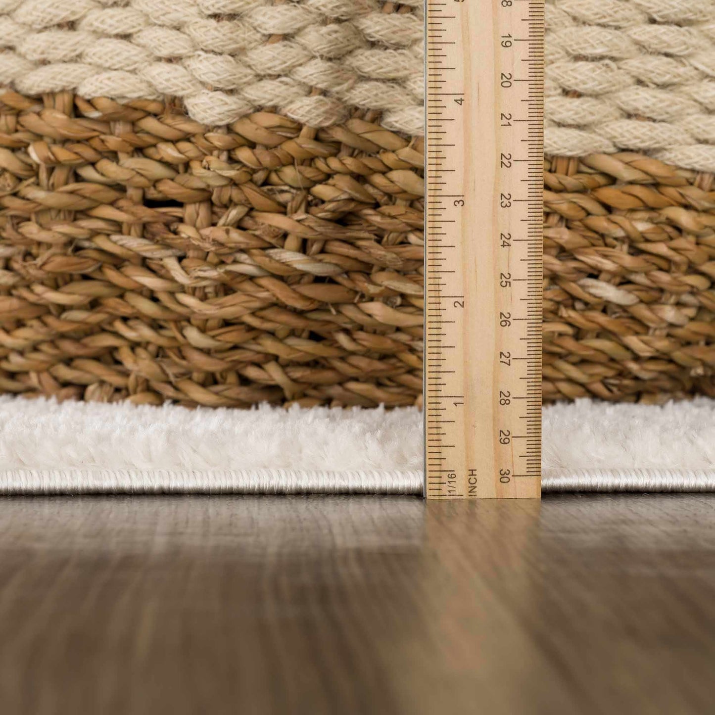 Keone Black & White Thick Rug