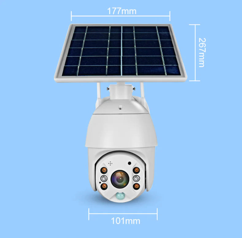 4G Solar Powered Surveillance Camera with Night Vision