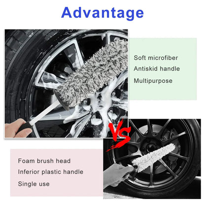 Alloy Wheel Detailing Brush Soft Bristle Cleaner US
