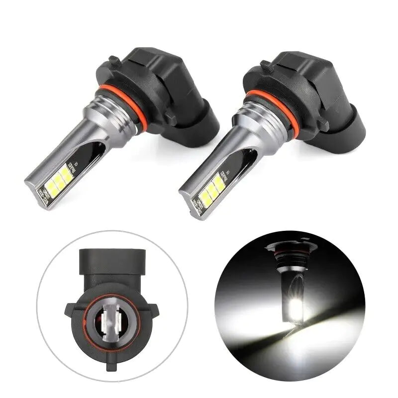 9005 + 9006 LED Headlights Kit Combo Bulbs 8000K High Low Beam Super White Bright