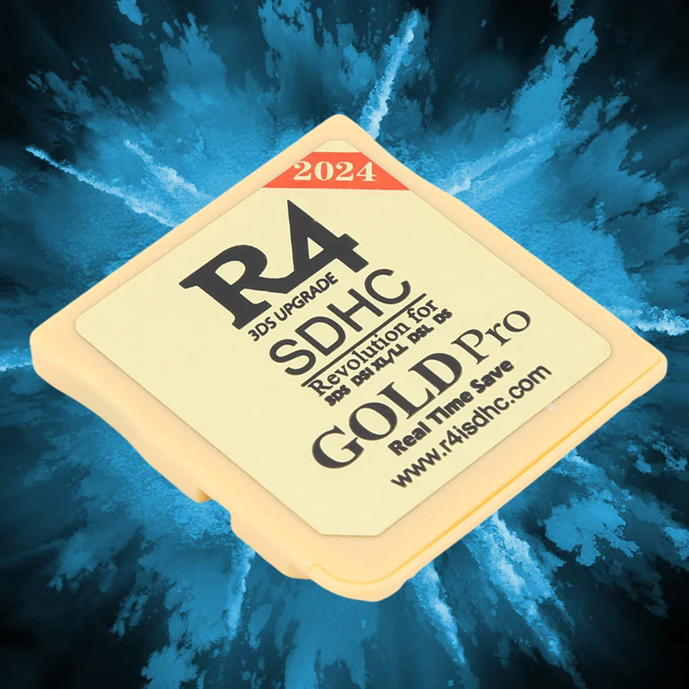 R4 Gold Pro SDHC R4i For DS/3DS/2DS Revolution Cartridge + USB