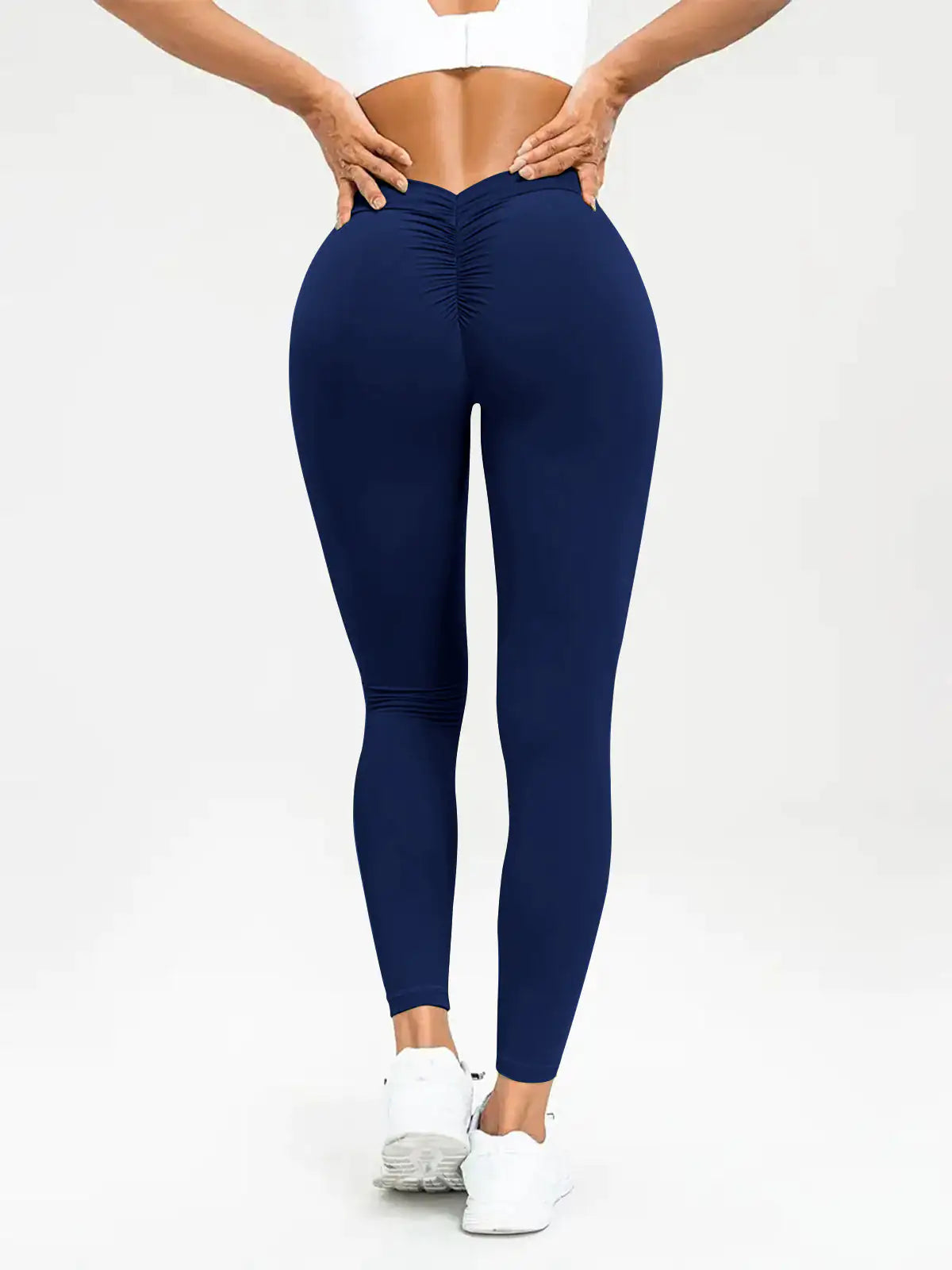 Elegant High-Waisted Sculpting Yoga Trousers