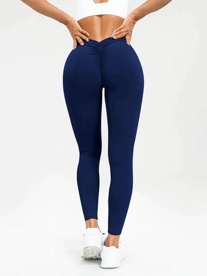 Elegant High-Waisted Sculpting Yoga Trousers