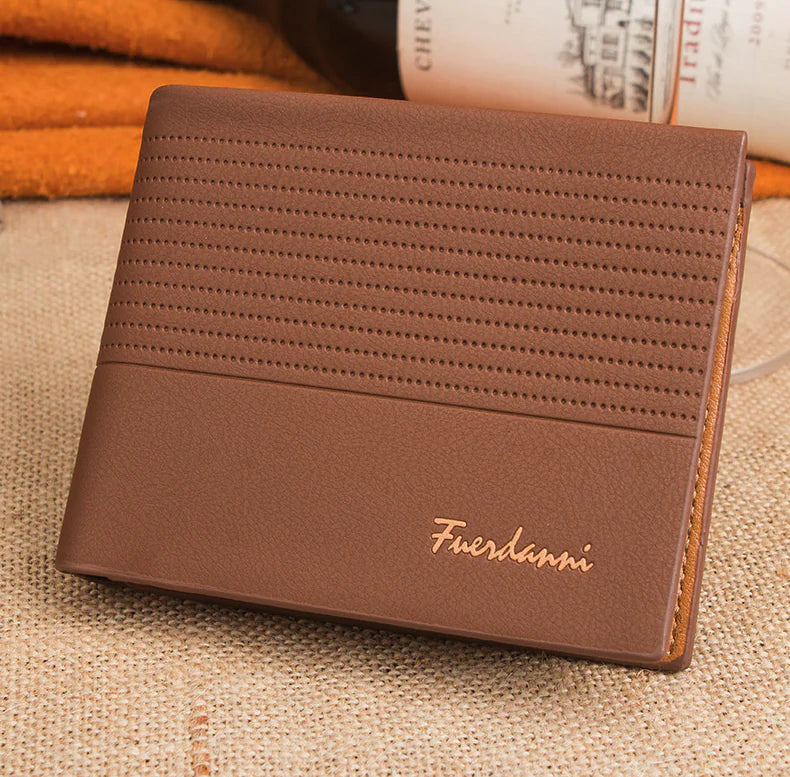 Men's Leather Bifold Wallet & Card Holder