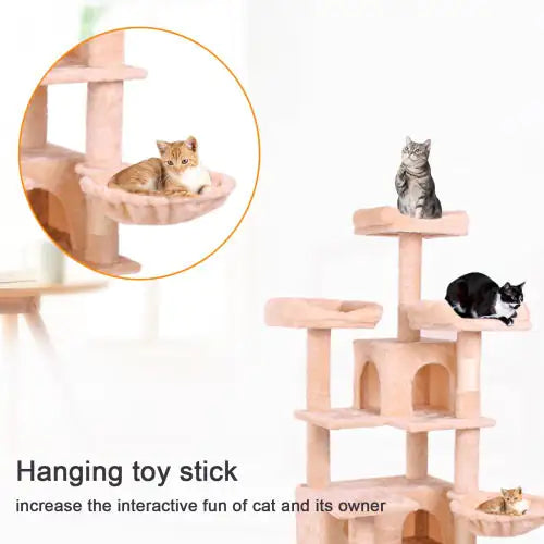 Kitty Cloud Tower - Soft Plush Cat Climber