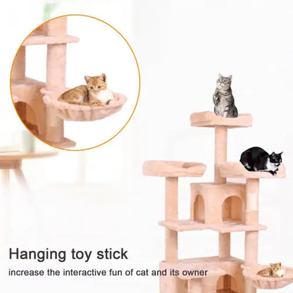 Kitty Cloud Tower - Soft Plush Cat Climber