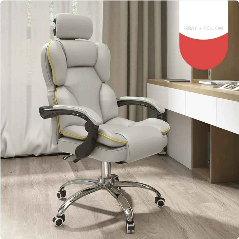 Deluxe Gamer's Throne with Supportive Backrest