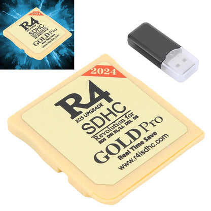 R4 Gold Pro SDHC R4i For DS/3DS/2DS Revolution Cartridge + USB