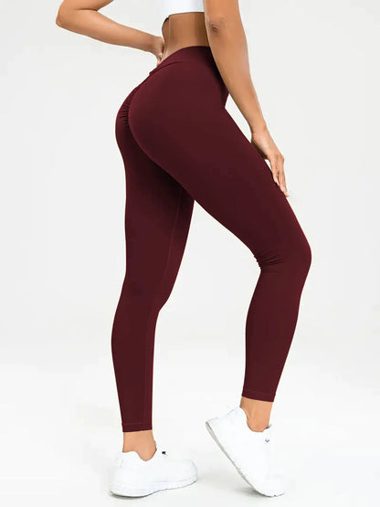 Elegant High-Waisted Sculpting Yoga Trousers
