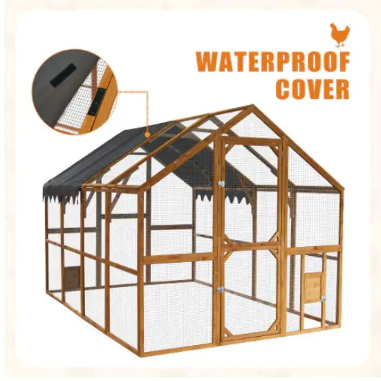 Deluxe Outdoor Pet Haven with Waterproof Guard