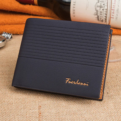 Men's Leather Bifold Wallet & Card Holder