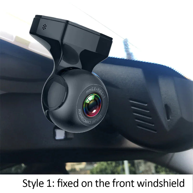 Panoramic 170° Wide-Angle WiFi-Enabled HD Vehicle Recorder