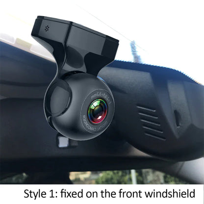 Panoramic 170° Wide-Angle WiFi-Enabled HD Vehicle Recorder