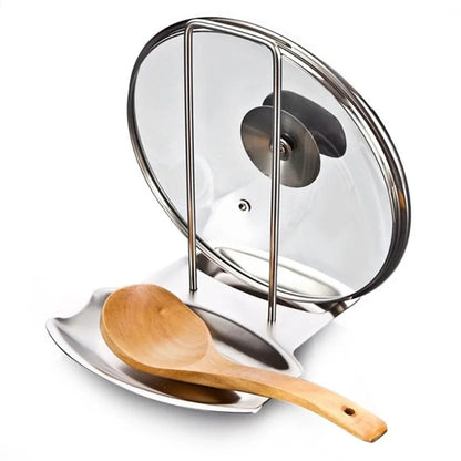 Clutter-Free Chef's Stainless Steel Rack